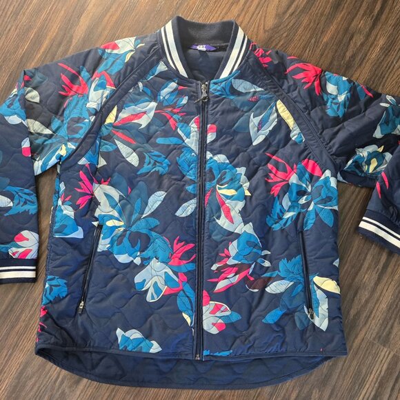 JOY LAB Quilted Floral Nylon Jacket SIZE XL - Picture 1 of 5